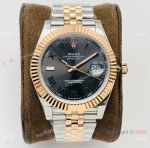 VRF Rolex Datejust ii 41mm A2836 Movement watch Green Roman Numbers_th.jpg